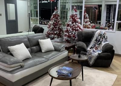 Cozy living room with Christmas decoration