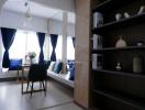 Stylish modern living room with elegant furnishings