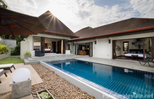 Modern Luxury 3 Bedroom Thai-Bali Pool Villa For Sale In Rawai - In Gated Community near Stay Resort