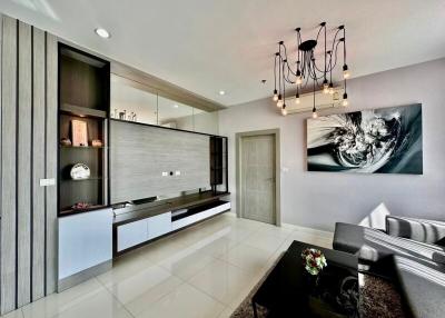 Modern living room interior with elegant decor and artwork