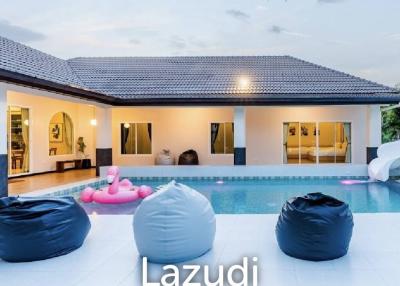 Luxury 3 bed pool villa on large plot