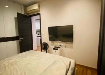 Cozy bedroom with modern amenities