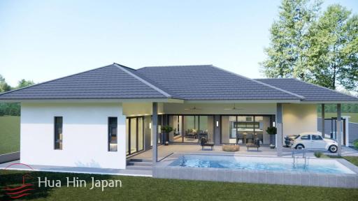 A Brand New Solid 3 Bedroom Pool Villa Close To Hua Hin Center for Sale (Off-Plan)