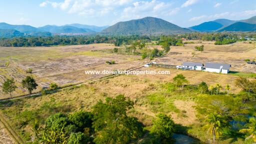 Beautiful ~49 Rai Plot of Land with Incredible Views for Sale in Luang Nua, Doi Saket