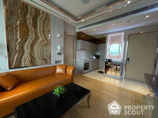 1-BR Condo at Magnolias Waterfront Residences near BTS Saphan Taksin (ID 516855)