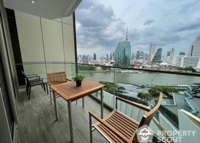 1-BR Condo at Magnolias Waterfront Residences near BTS Saphan Taksin (ID 516855)