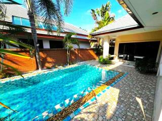 Corner house with private pool for sale