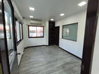 Spacious modern office interior with air conditioning