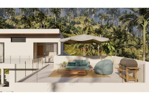 Plot 1 modern mountain view pool villa in Bophut, Koh Samui - 920121001-1951