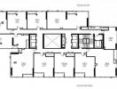 architectural blueprint of a residential floor plan