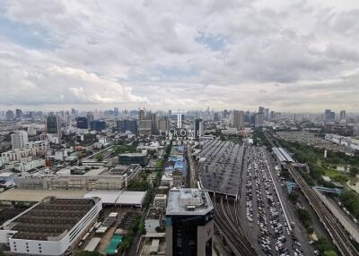 View of the city from a high vantage point