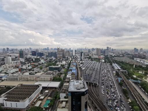 View of the city from a high vantage point