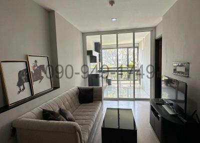 Modern living room interior with natural light