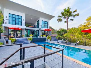 Sea and Mountain View Villa for Rent in Hua Hin, 3 Bedroom Pool Villa Near Sai Noi Beach