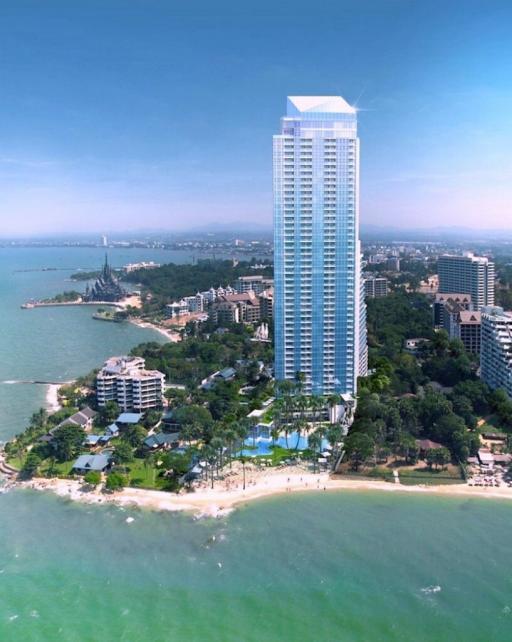 Sea view condo in The Palm Wong Amat for sale