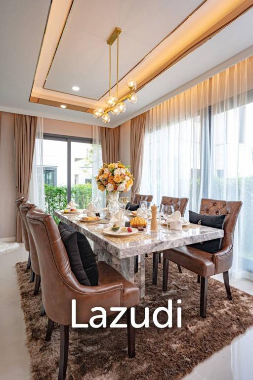 3 ห้องนอน 4 ห้องน้ำ The Palm Parco หนองปลาไหล ชลบุรี