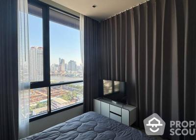 Studio Condo at Chapter Charoennakhon–riverside near BTS Krung Thon Buri