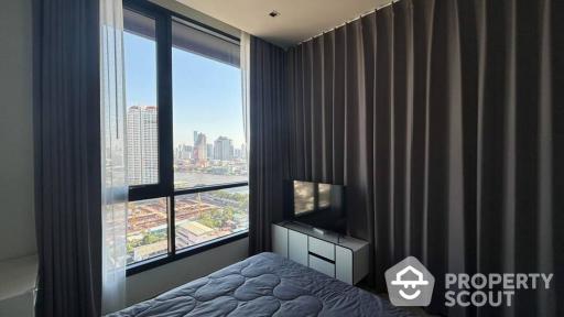 Studio Condo at Chapter Charoennakhon–riverside near BTS Krung Thon Buri