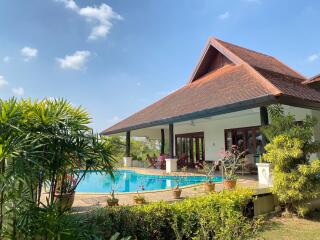 Unique Lanna Style House with pool for sale in Doi Saket