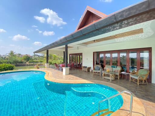 Unique Lanna Style House with pool for sale in Doi Saket