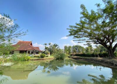 Unique Lanna Style House with pool for sale in Doi Saket