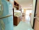 Bright and spacious kitchen with modern appliances and ample cabinetry