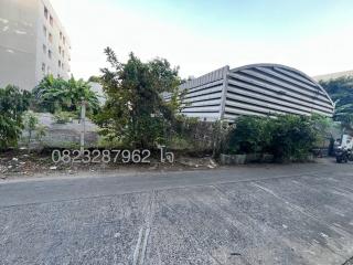 Exterior view of a building with surrounding greenery