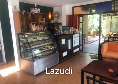 BAKERY on prime location with 2 Beds House on main the road in Koh Phangan with Freehold title