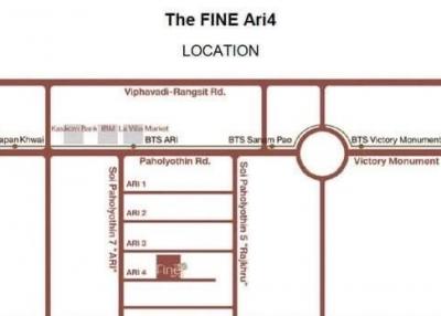 Condo for Rent at The Fine by Fine Home Ari 4