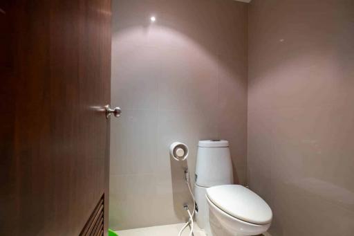 Modern bathroom with minimalistic design