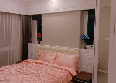 Cozy bedroom interior with contemporary design