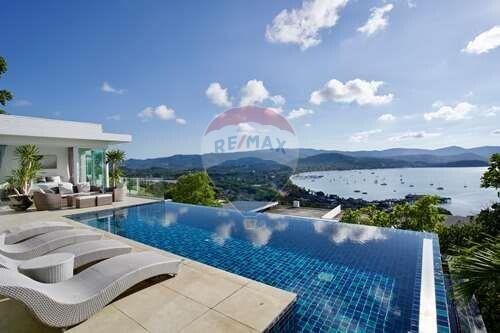 180 Degrees Ocean View 5 Bedrooms Villa 350 M. To Bangrak beach