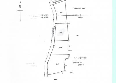 Architectural blueprint of a building layout