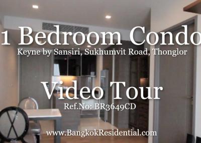 Keyne by Sansiri  1 Bedroom For Rent Near BTS