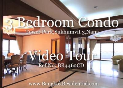 Tower Park  Spacious 3 Bedroom Property in Sukhumvit soi 3