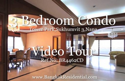 Tower Park  Spacious 3 Bedroom Property in Sukhumvit soi 3