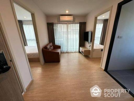 2-BR Condo at The Excel Ratchada 18 near MRT Huai Khwang