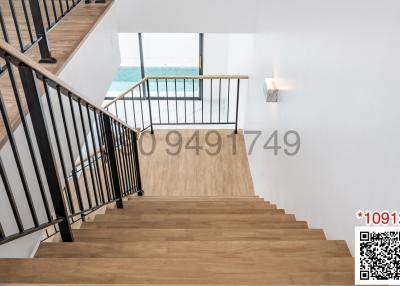 Modern Staircase with Ocean View