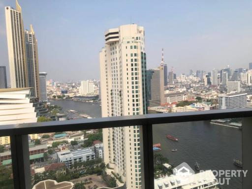 3-BR Condo at The River Condominium near BTS Saphan Taksin