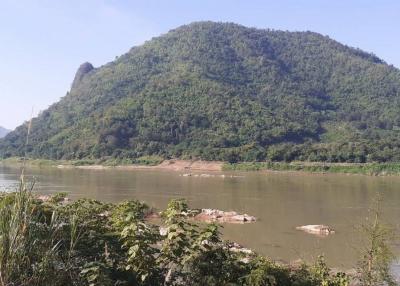 10+ Rai Of Breathtaking Land For Sale With Mekong River Frontage In Bu Hom, Chiang Khan, Loei, Thailand.