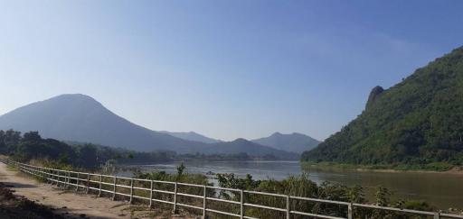 10+ Rai Of Breathtaking Land For Sale With Mekong River Frontage In Bu Hom, Chiang Khan, Loei, Thailand.