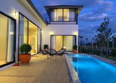 Discover the ultimate Pool Villa boasting 4 bedrooms, stylish furnishings, a refreshing swimming pool, and luxurious amenities. Your dream home awaits!