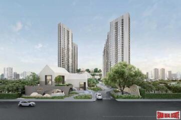 New High-Rise Condo Community with Excellent Facilities and Fully Furnished at Ratchada-Rama 9 - 2 Bed Plus Units