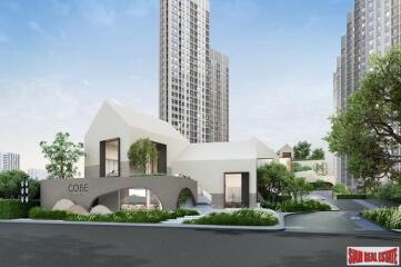 New High-Rise Condo Community with Excellent Facilities and Fully Furnished at Ratchada-Rama 9 - 2 Bed Plus Units