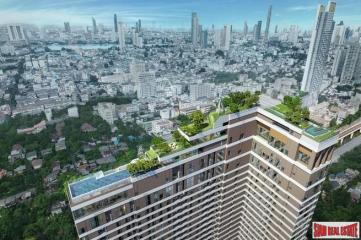 New High-Rise Condo with Roof Top Facilities next to BTS Pho Nimit, Krung Thonburi - Studio Units