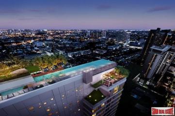 New High-Rise Condo with Roof Top Facilities next to BTS Pho Nimit, Krung Thonburi - 1 Bed and 1 Bed Plus Units