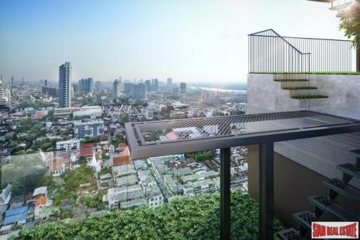 New High-Rise Condo with Roof Top Facilities next to BTS Pho Nimit, Krung Thonburi - 1 Bed and 1 Bed Plus Units