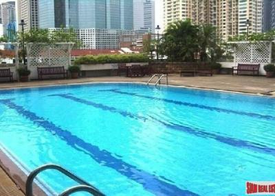 Sathorn Happy Land Tower  Large 164 Sqm Corner Unit Condo with Minimalist Styling and Lots of Natural Light