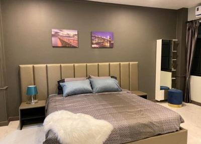 Modern bedroom with elegant decor