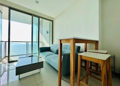 Bright and Modern Living Room with Ocean View